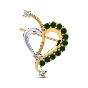 گل سینه طلا مدل آرمیس